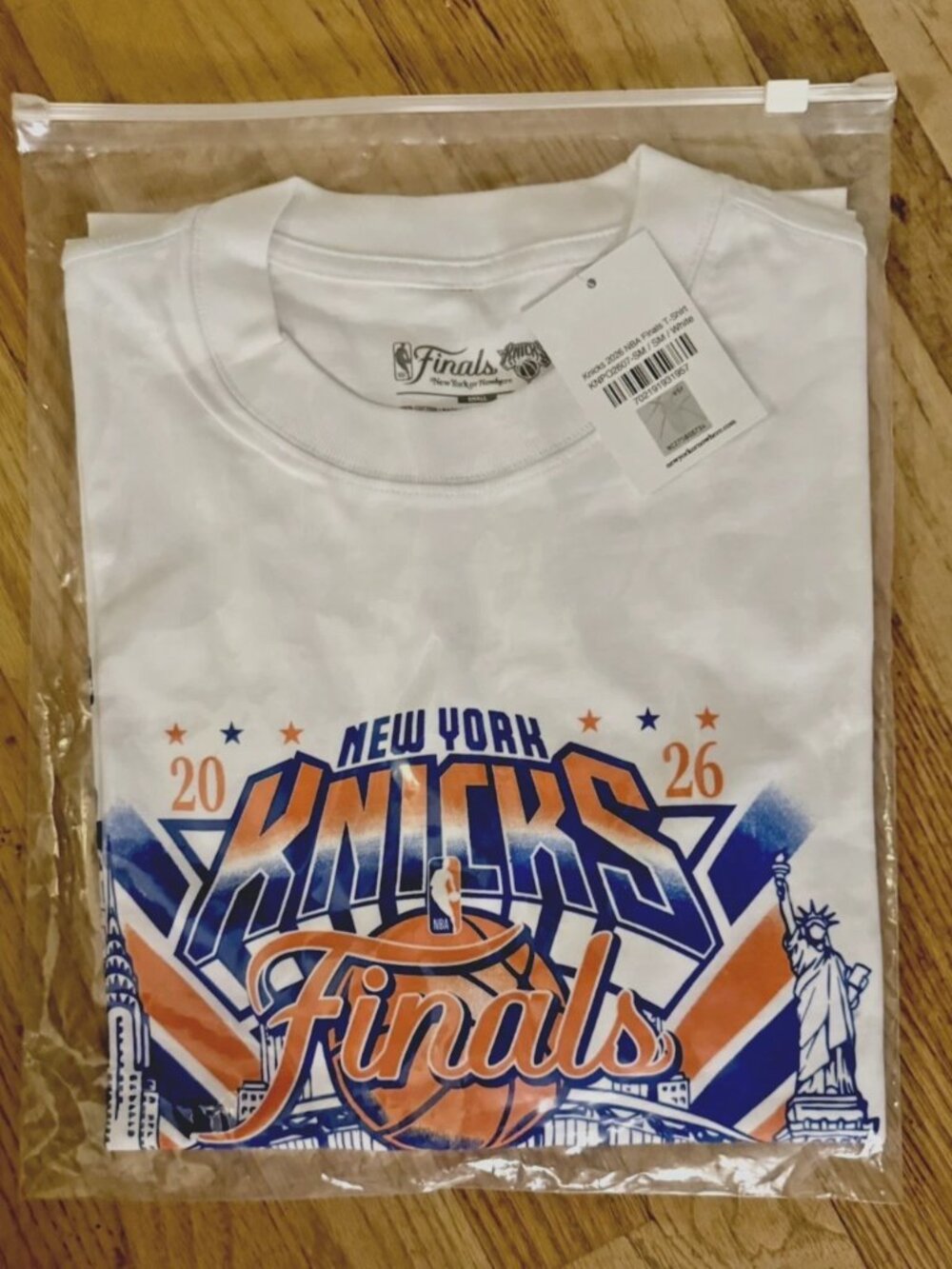 Limited New York or Nowhere (NYON) x New York Knicks 2026 Finals t-shirt S NEW
